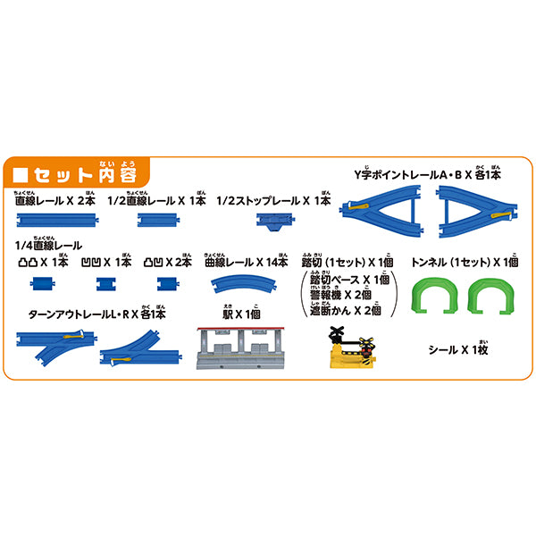 10のレイアウトがつくれる!レールベーシックセット
