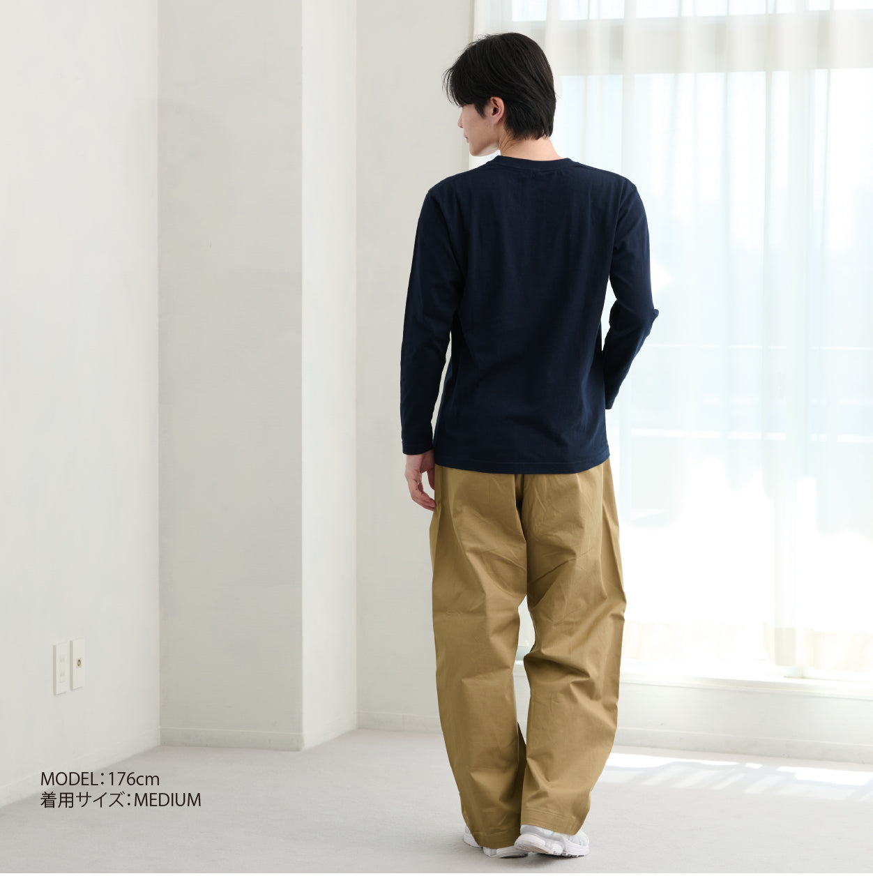 【公式WEBストアオリジナル】トーマス長袖Tシャツ(大人用/ネイビー)