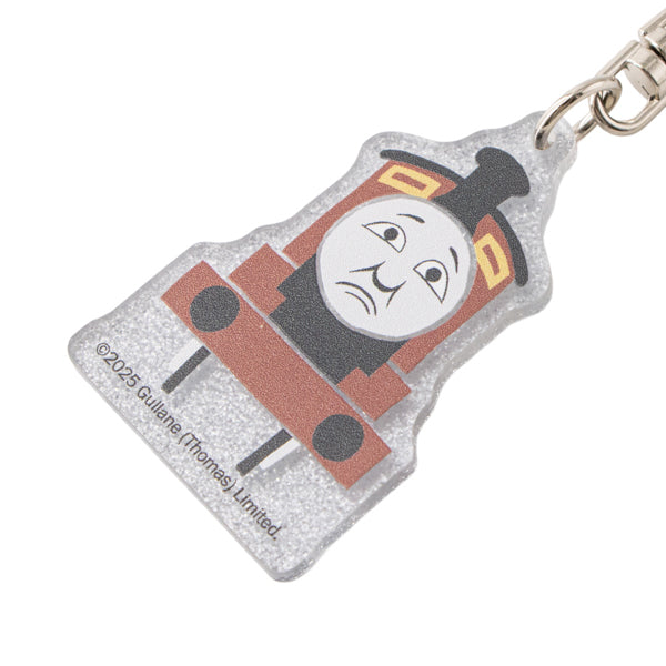 ラメアクリルキーホルダー ジェームス (OVERWORK SERIES)