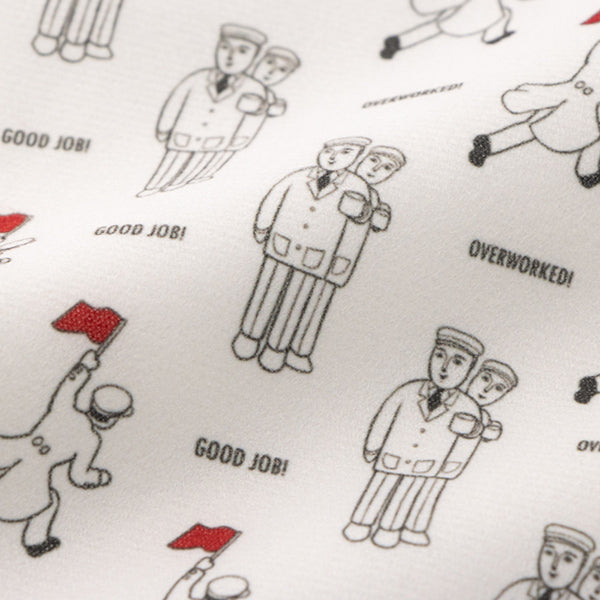 ミニタオル 機関士がいっぱい (OVERWORK SERIES)