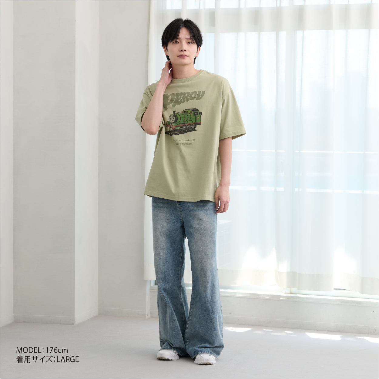 【公式WEBストアオリジナル】ヴィンテージ風Tシャツ (パーシー)