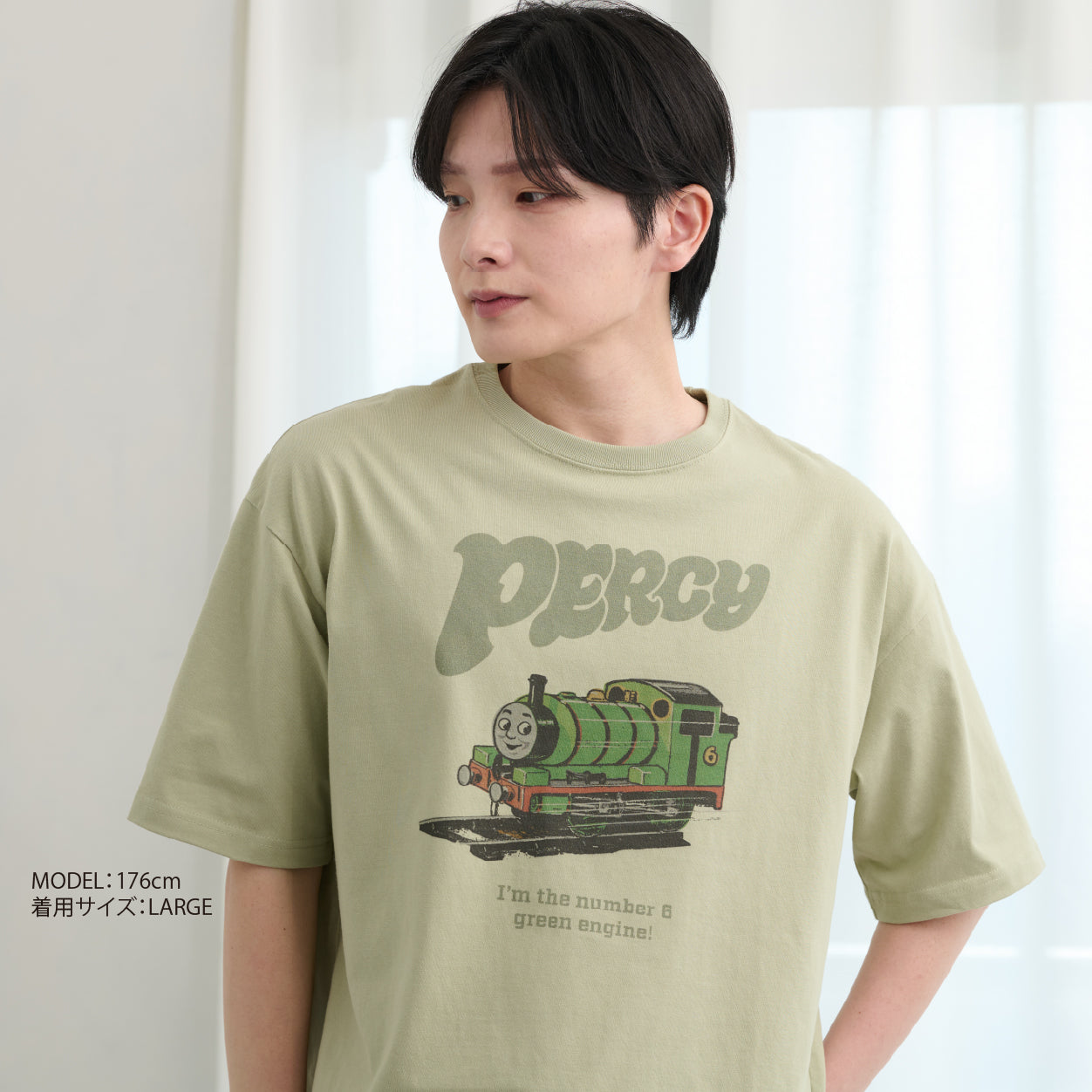 【公式WEBストアオリジナル】ヴィンテージ風Tシャツ (パーシー)