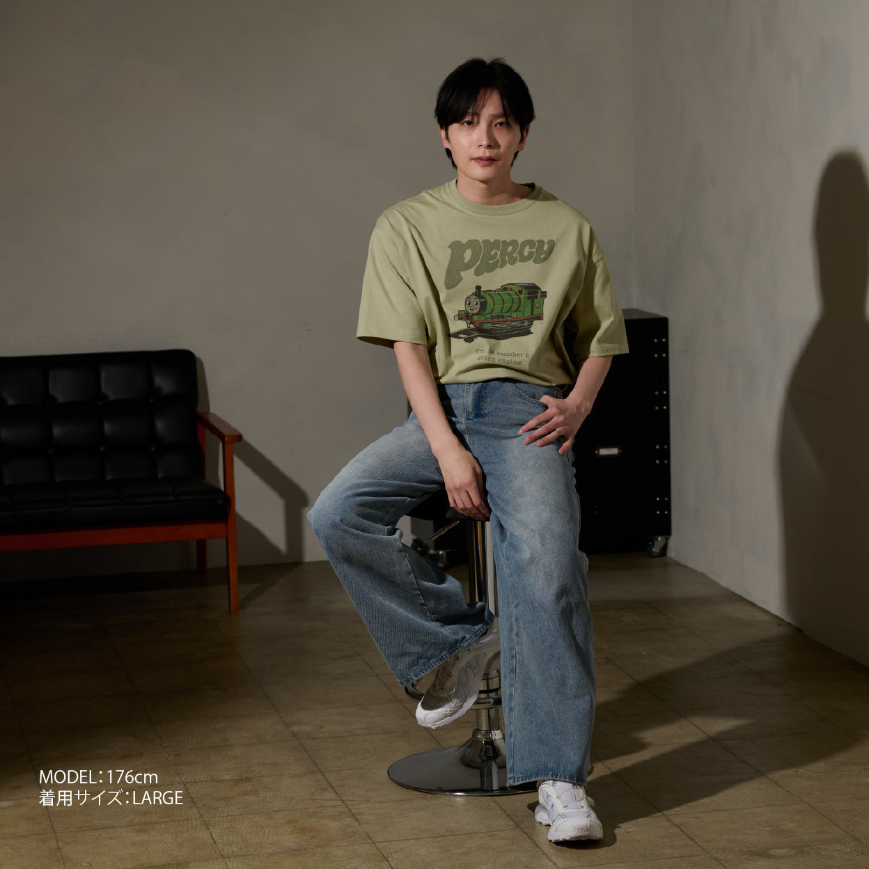 【公式WEBストアオリジナル】ヴィンテージ風Tシャツ (パーシー)