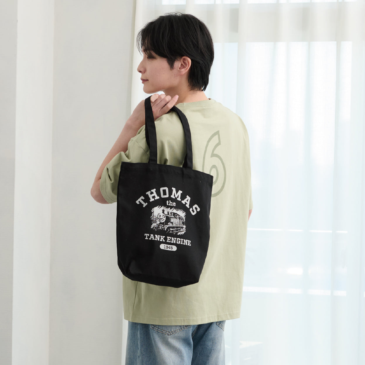 【公式WEBストアオリジナル】トートバッグ(シルバーラメプリント)