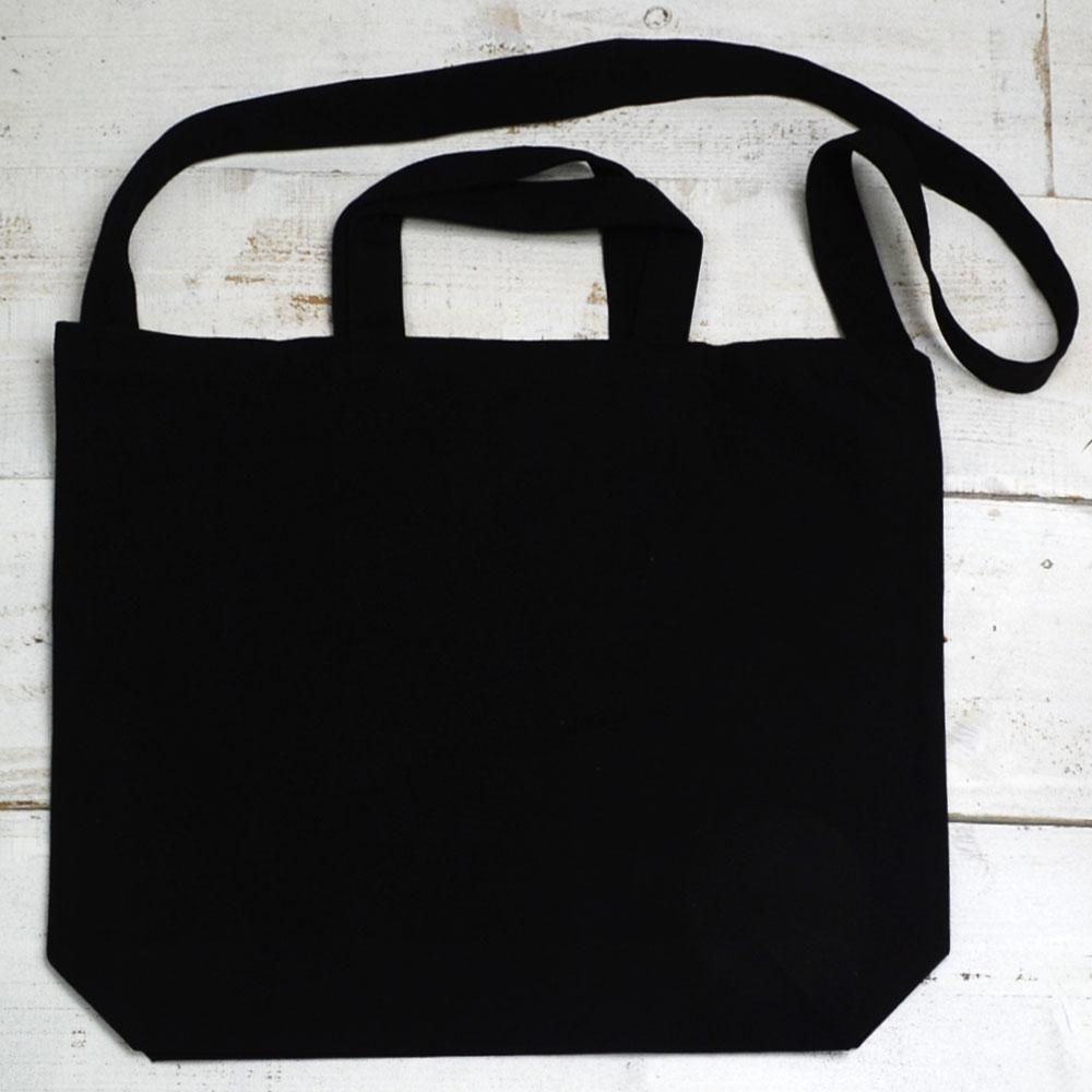 公式ストア限定】キャンバスショルダートート（ブラック）ヒロ