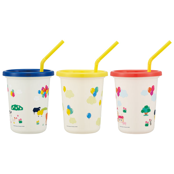 ストロー付タンブラー320ml (3個セット)