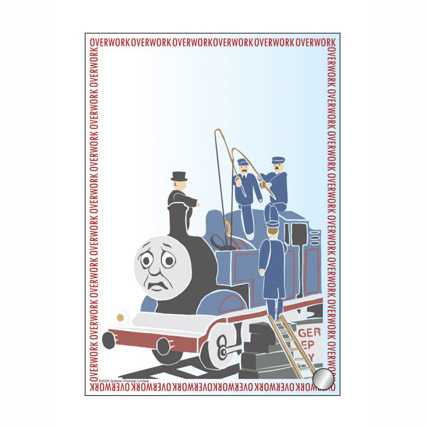 アクリルメモボード トーマスとさかなつり (OVERWORK SERIES)