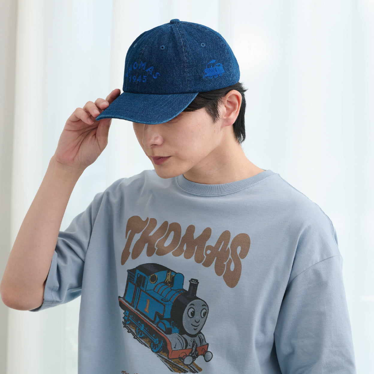 トーマス　TOROで購入　オリジナルスカーフ付き キャップ 公式WEBストアオリジナル】刺繍キャップ (トーマス)
