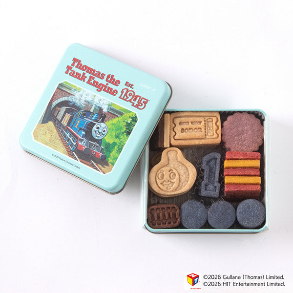 【カード付】『きかんしゃトーマス』クッキー缶
