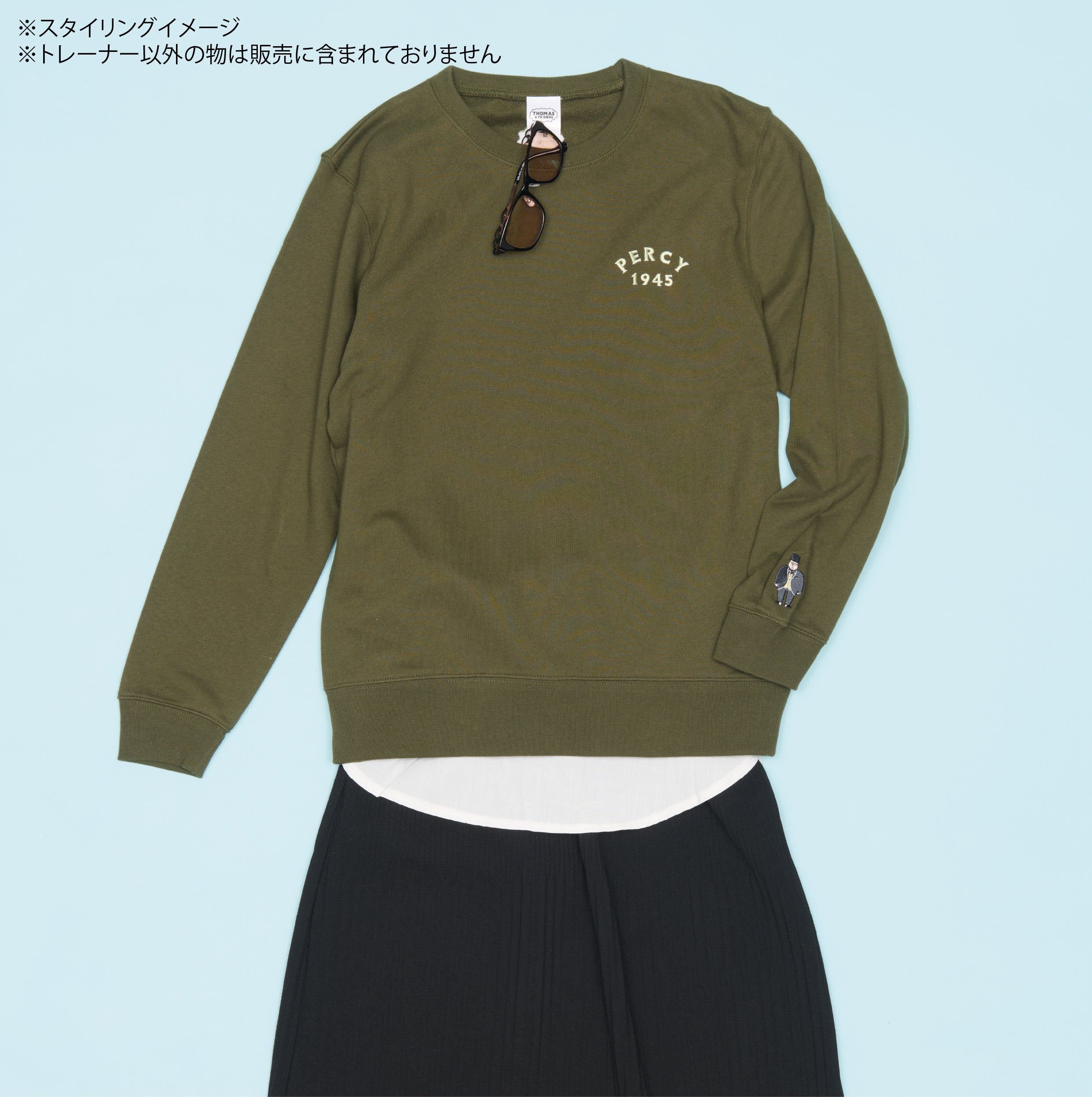 【公式WEBストアオリジナル】刺繍トレーナー (パーシー)